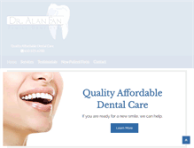 Tablet Screenshot of drfanfamilydentistry.com